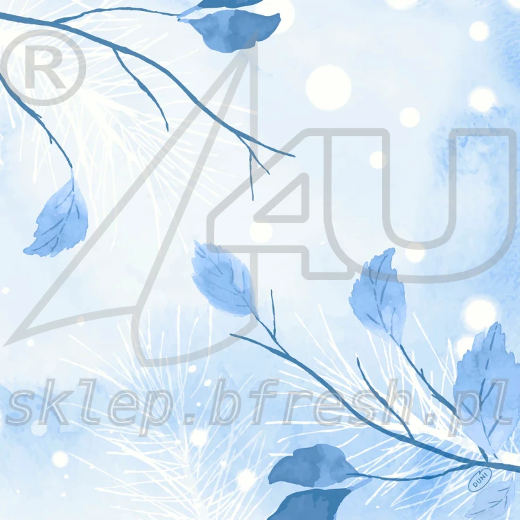 Serwetki z zimowym motywem Frosted Winter Duni