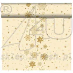 Table runner Dunicel 24 x 0,4m Stargazing Cream