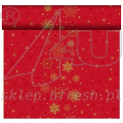 Table runner Dunicel 24 x 0,4m Stargazing Red