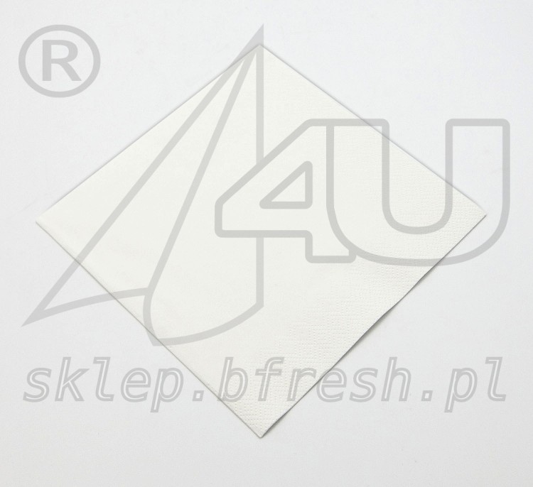 Tissue napkins 24 x 24 cm White 2-ply 1/4 folded