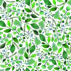Lunch napkins 33 x 33 3-ply 1/4 fold Flowers KW-117 - 20 pcs